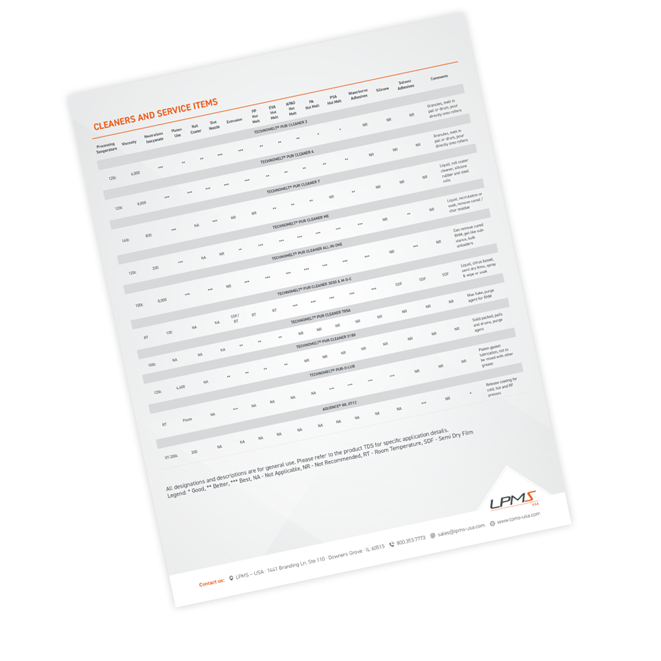 Technical Data Sheet ALPHA 100 Low Pressure Molding Machine